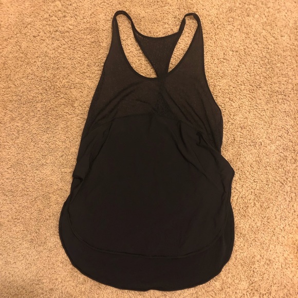 lululemon athletica Tops - Lululemon Black tank. Size 4. Like new.
